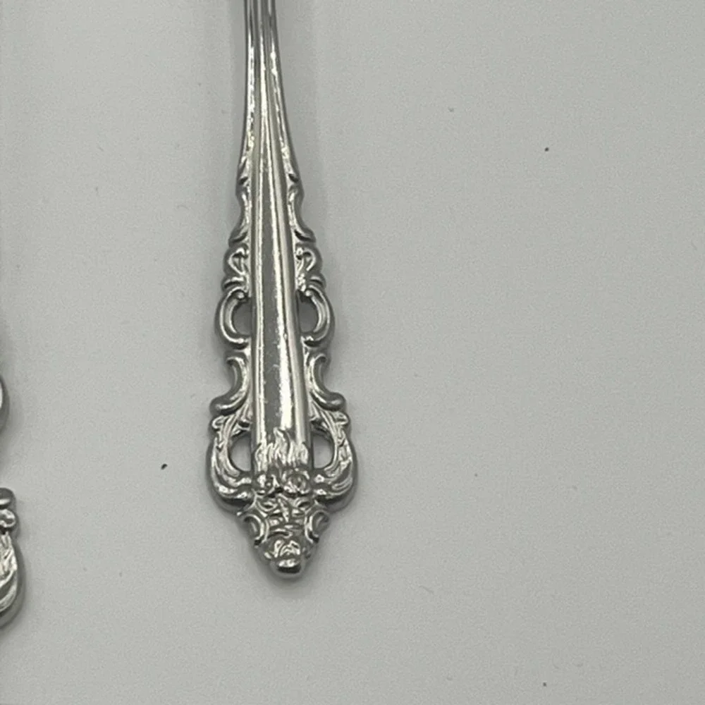 Oneida Community Affection Stainless Flatware 5 Piece Place Setting Floral